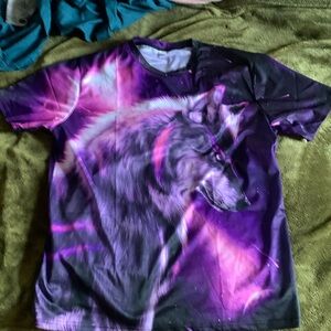 Vibrant purple short sleeve shirt brand new
